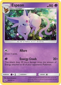 Espeon (89/214) (Cosmos Holo) (Blister Exclusive) [Sun & Moon: Lost Thunder] | Good Games Morley