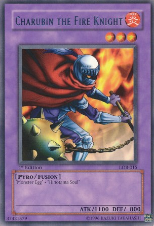Charubin the Fire Knight [LOB-015] Rare | Good Games Morley