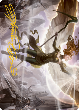 Sigarda's Splendor Art Card (Gold-Stamped Signature) [Innistrad: Midnight Hunt Art Series] | Good Games Morley