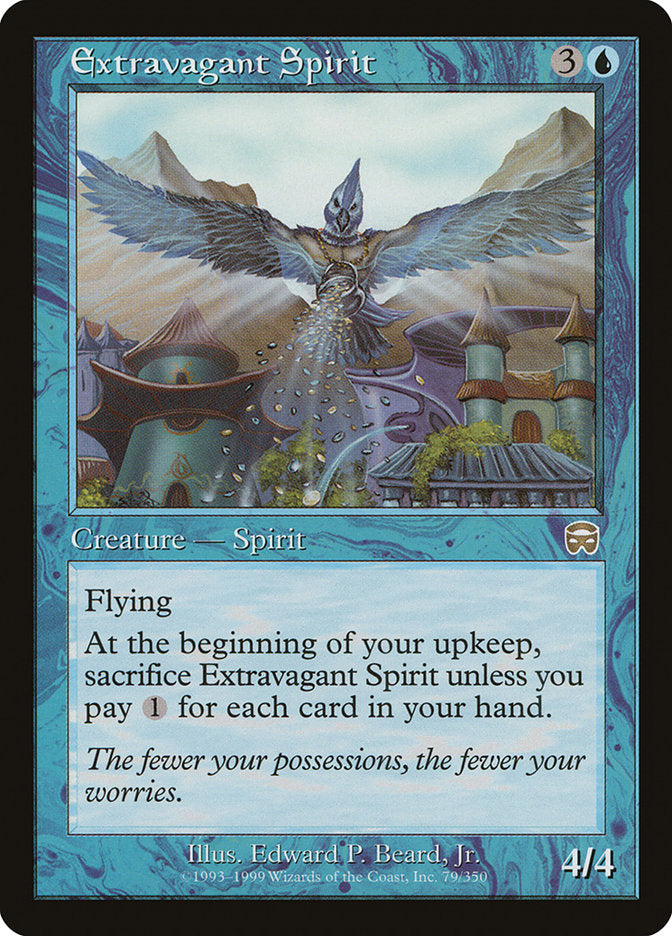 Extravagant Spirit [Mercadian Masques] | Good Games Morley