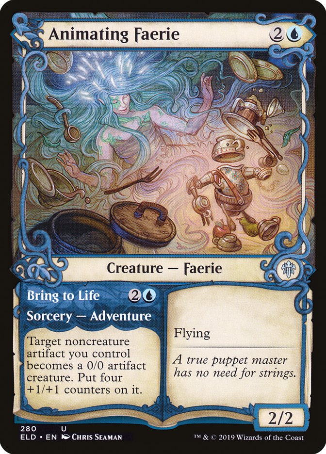 Animating Faerie // Bring to Life (Showcase) [Throne of Eldraine] | Good Games Morley