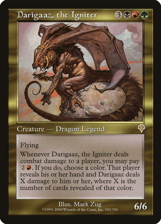 Darigaaz, the Igniter [Invasion] | Good Games Morley
