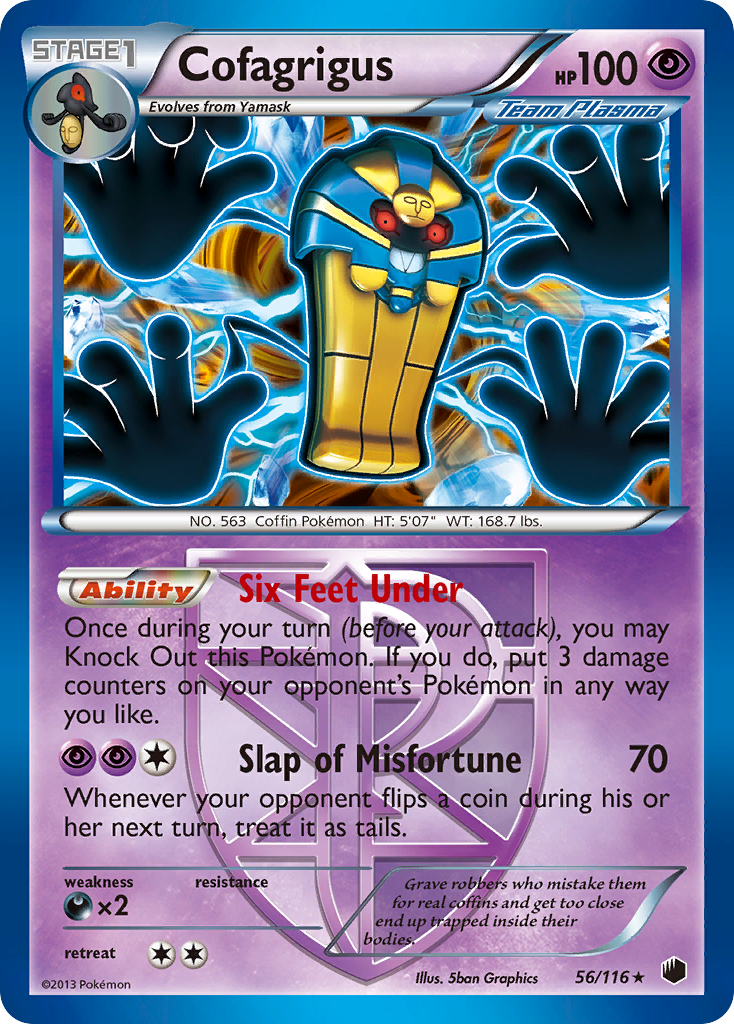 Cofagrigus (56/116) [Black & White: Plasma Freeze] | Good Games Morley