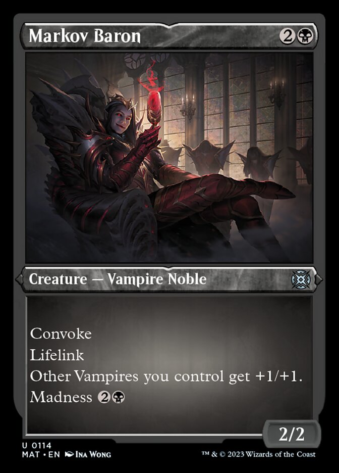 Markov Baron (Foil Etched) [March of the Machine: The Aftermath] | Good Games Morley