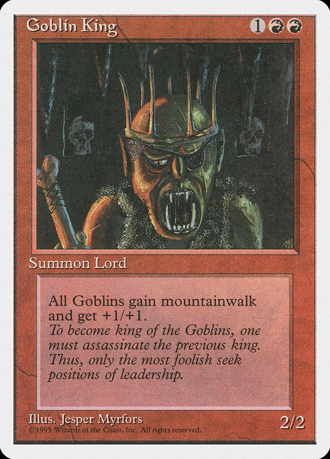 Goblin King [Fourth Edition] | Good Games Morley