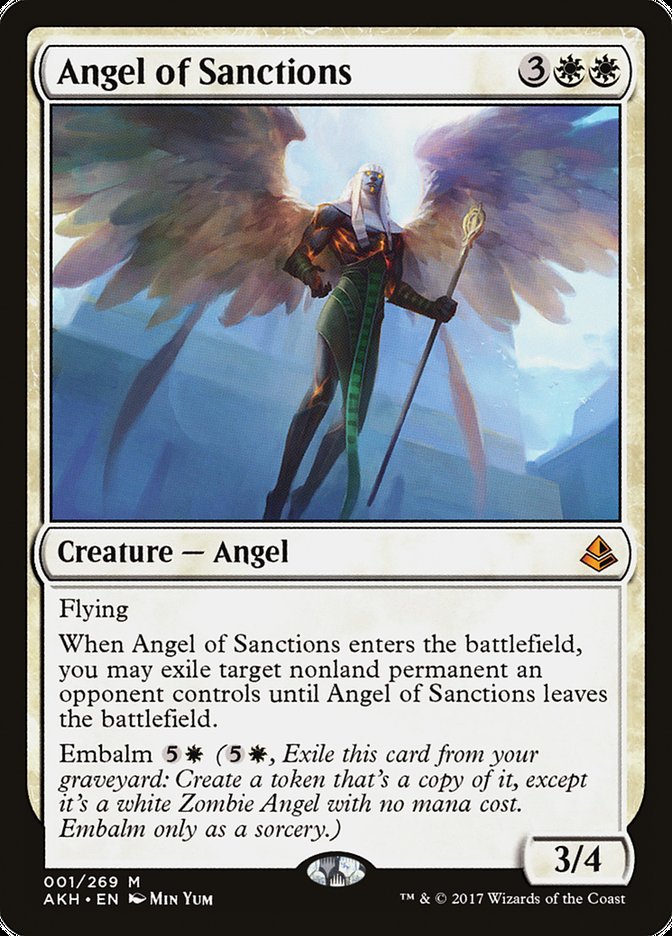 Angel of Sanctions [Amonkhet] | Good Games Morley