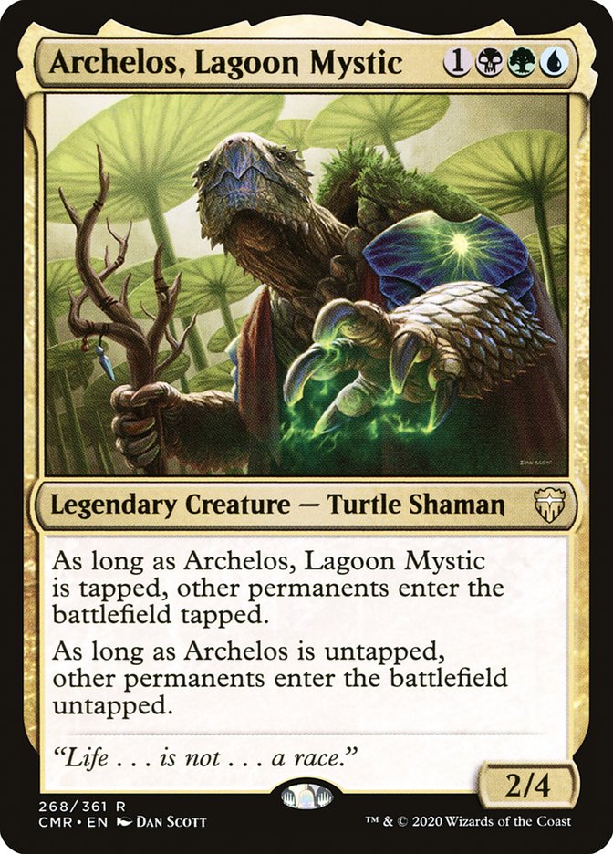 Archelos, Lagoon Mystic [Commander Legends] | Good Games Morley