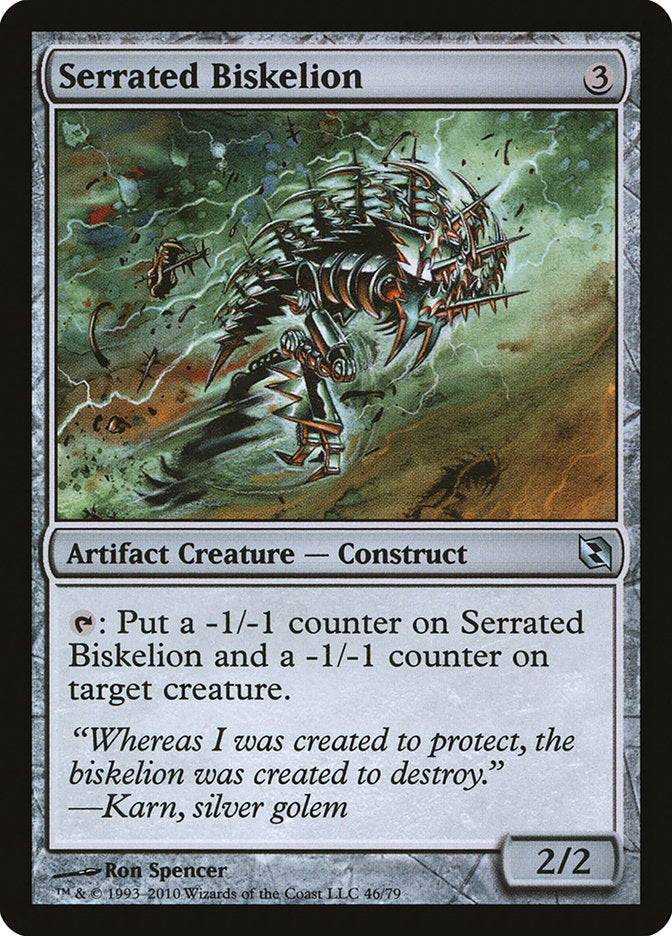 Serrated Biskelion [Duel Decks: Elspeth vs. Tezzeret] | Good Games Morley