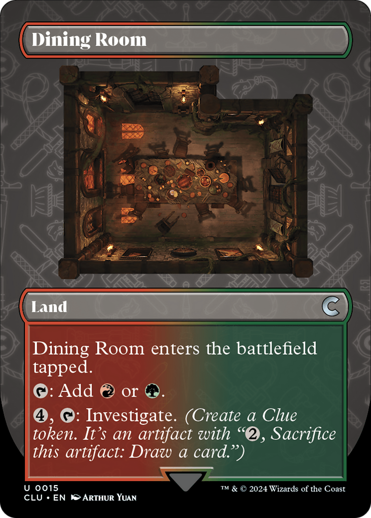 Dining Room (Borderless) [Ravnica: Clue Edition] | Good Games Morley