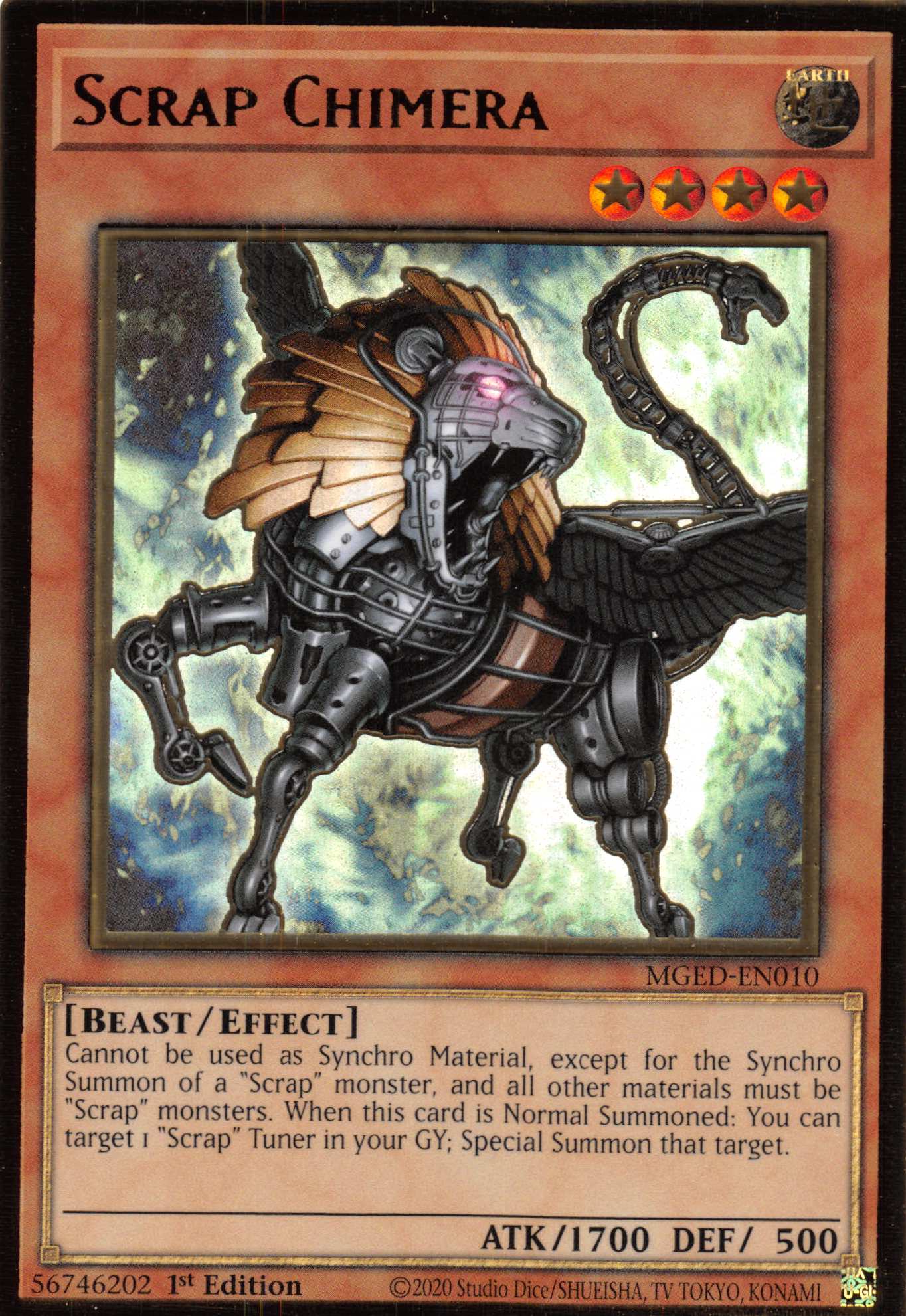 Scrap Chimera [MGED-EN010] Gold Rare | Good Games Morley