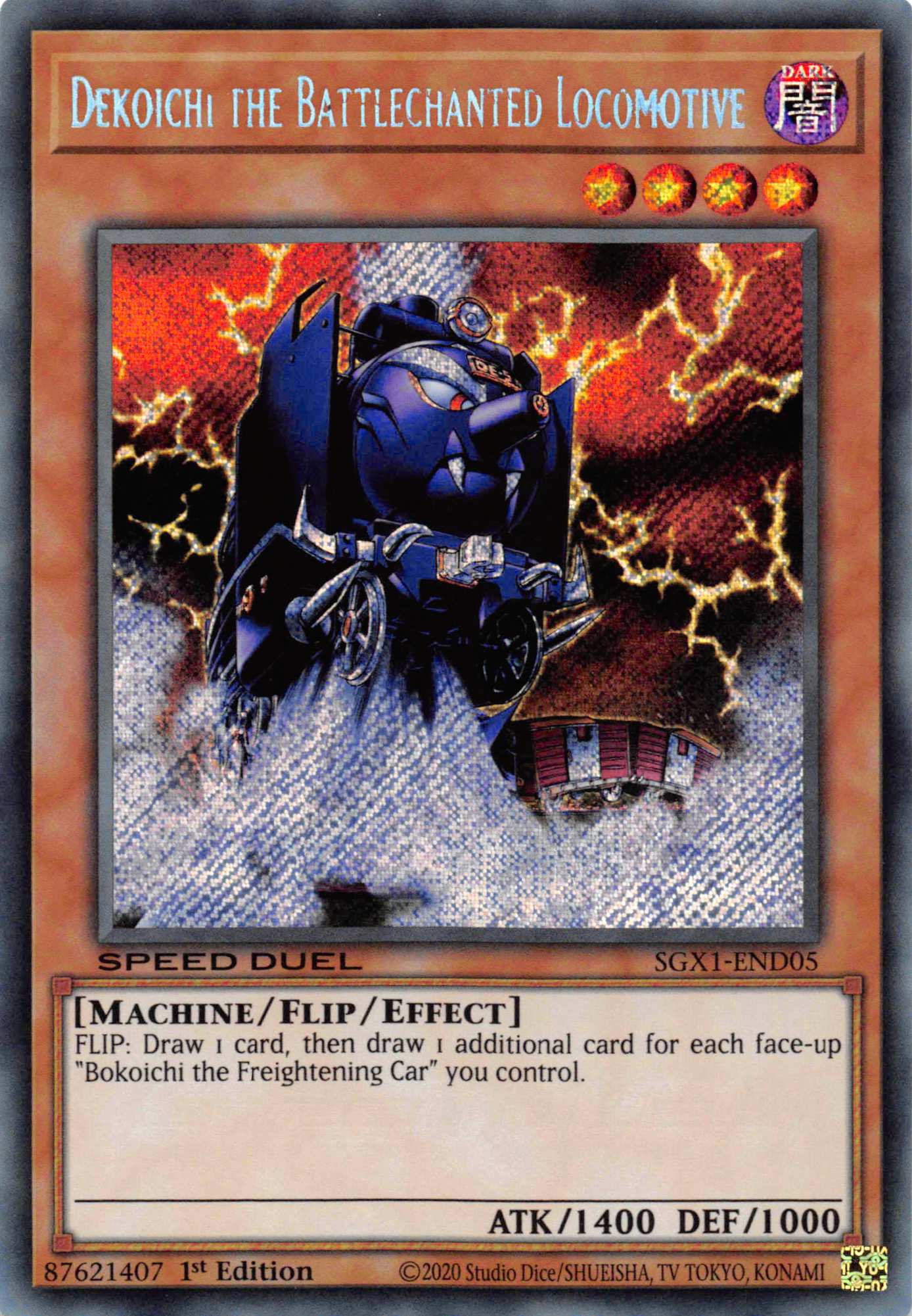 Dekoichi the Battlechanted Locomotive [SGX1-END05] Secret Rare | Good Games Morley