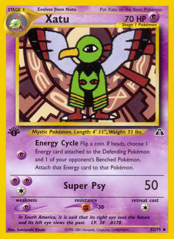 Xatu (52/75) [Neo Discovery 1st Edition] | Good Games Morley