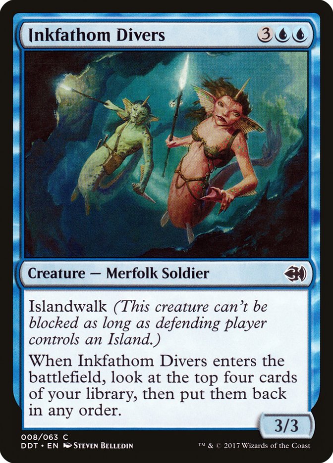 Inkfathom Divers [Duel Decks: Merfolk vs. Goblins] | Good Games Morley