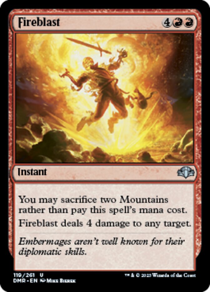Fireblast [Dominaria Remastered] | Good Games Morley