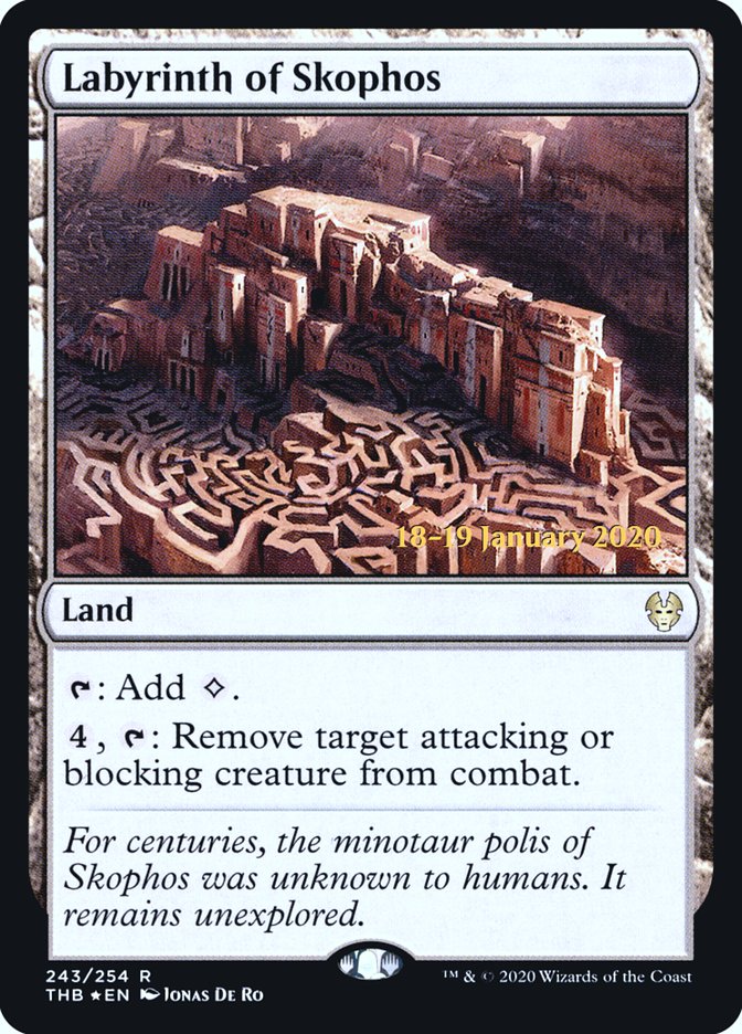 Labyrinth of Skophos [Theros Beyond Death Prerelease Promos] | Good Games Morley