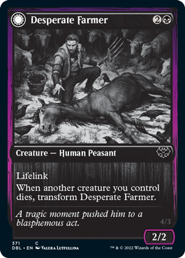 Desperate Farmer // Depraved Harvester [Innistrad: Double Feature] | Good Games Morley