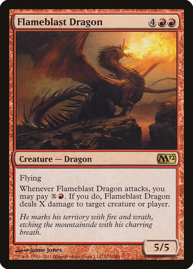 Flameblast Dragon [Magic 2012] | Good Games Morley