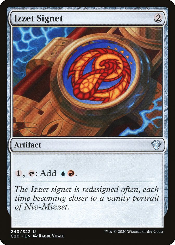 Izzet Signet [Commander 2020] | Good Games Morley