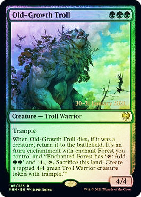 Old-Growth Troll [Kaldheim Prerelease Promos] | Good Games Morley