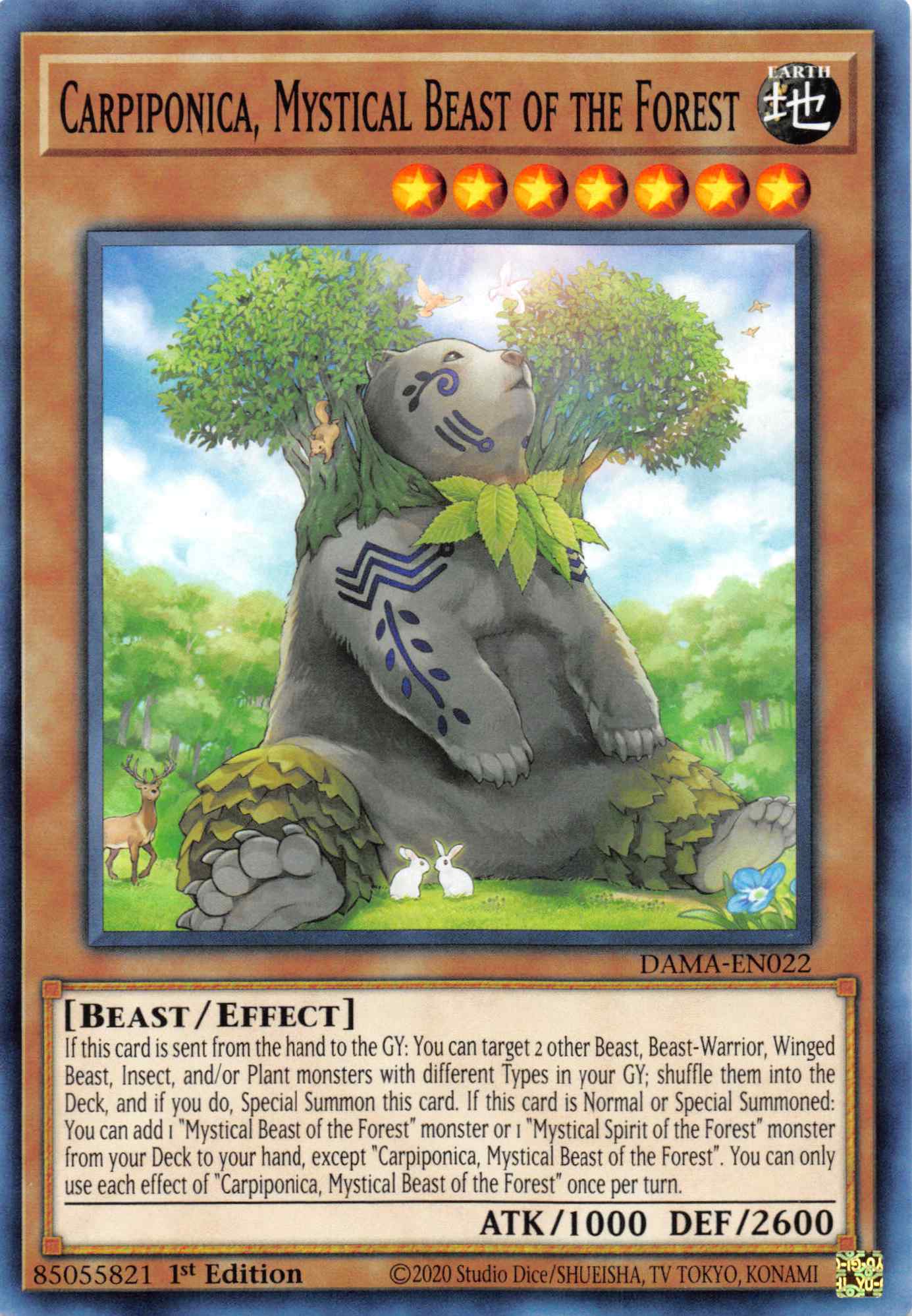 Carpiponica, Mystical Beast of the Forest [DAMA-EN022] Common | Good Games Morley