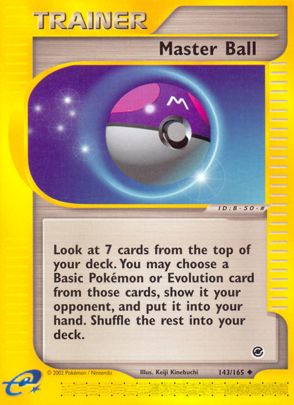 Master Ball (143/165) [Expedition: Base Set] | Good Games Morley