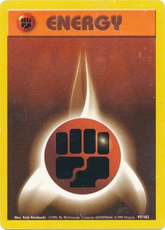 Fighting Energy (97/102) [Base Set Unlimited] | Good Games Morley