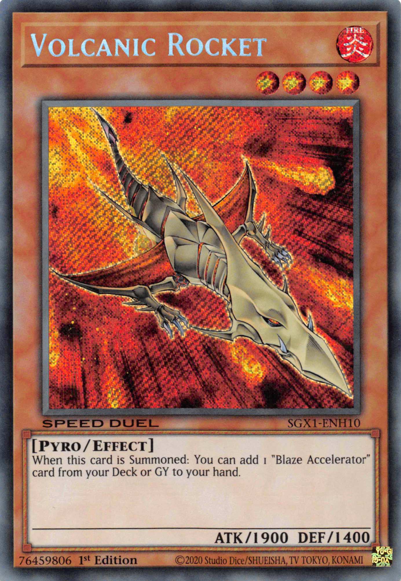 Volcanic Rocket [SGX1-ENH10] Secret Rare | Good Games Morley
