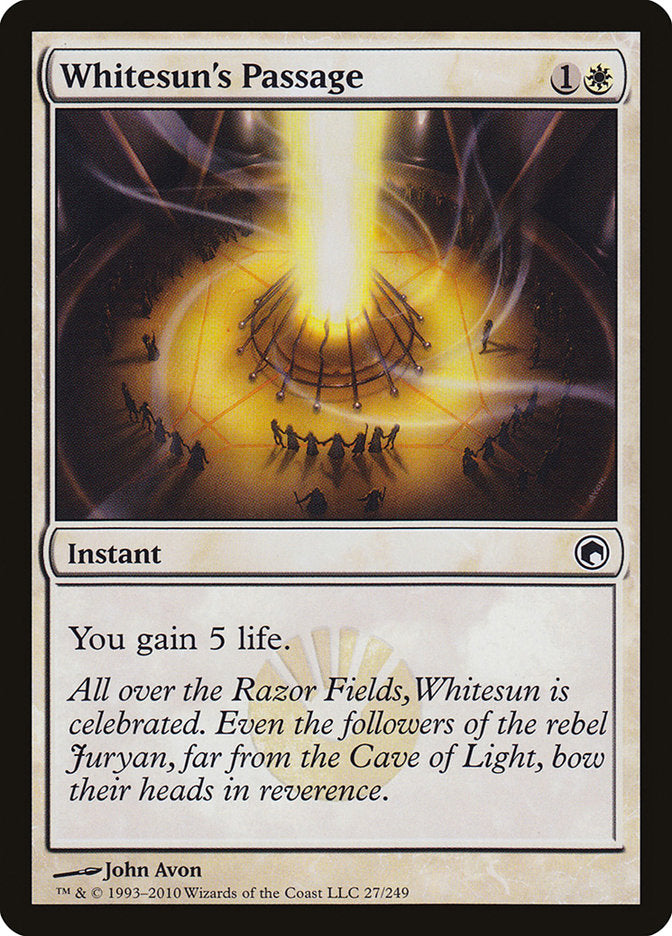 Whitesun's Passage [Scars of Mirrodin] | Good Games Morley