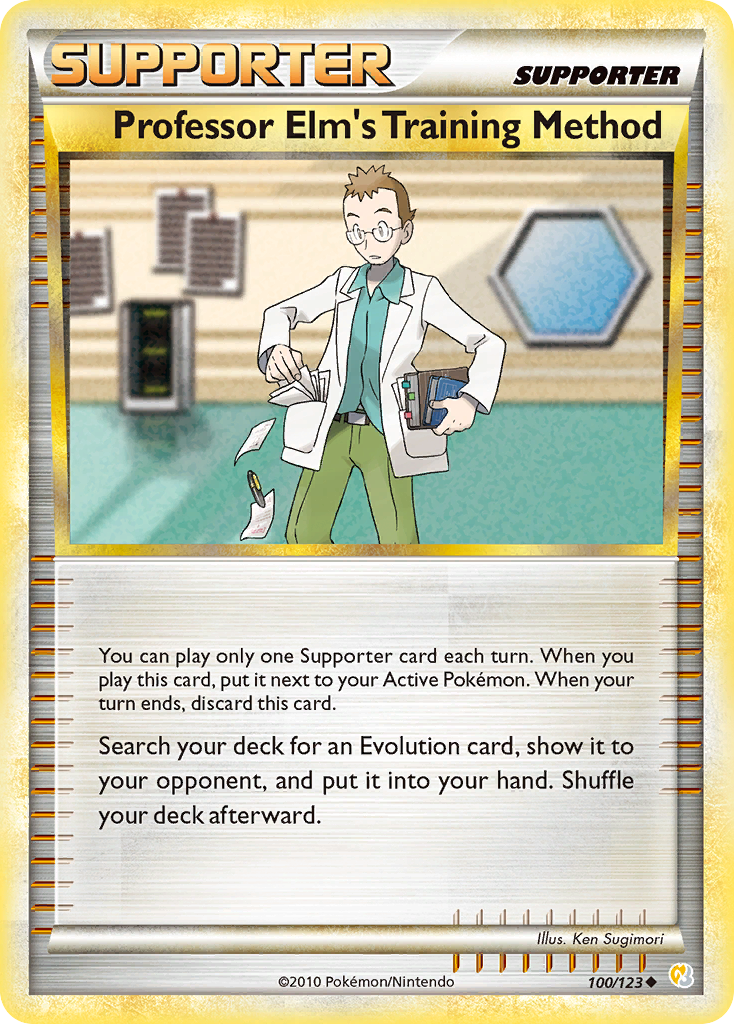 Professor Elm's Training Method (100/123) [HeartGold & SoulSilver: Base Set] | Good Games Morley