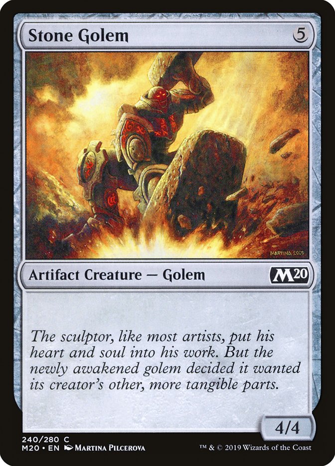 Stone Golem [Core Set 2020] | Good Games Morley