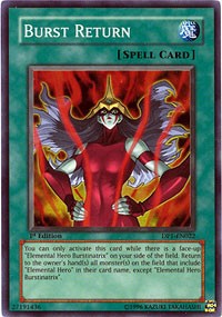 Burst Return [DP1-EN022] Super Rare | Good Games Morley
