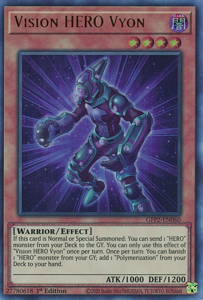 Vision HERO Vyon [GFP2-EN060] Ultra Rare | Good Games Morley