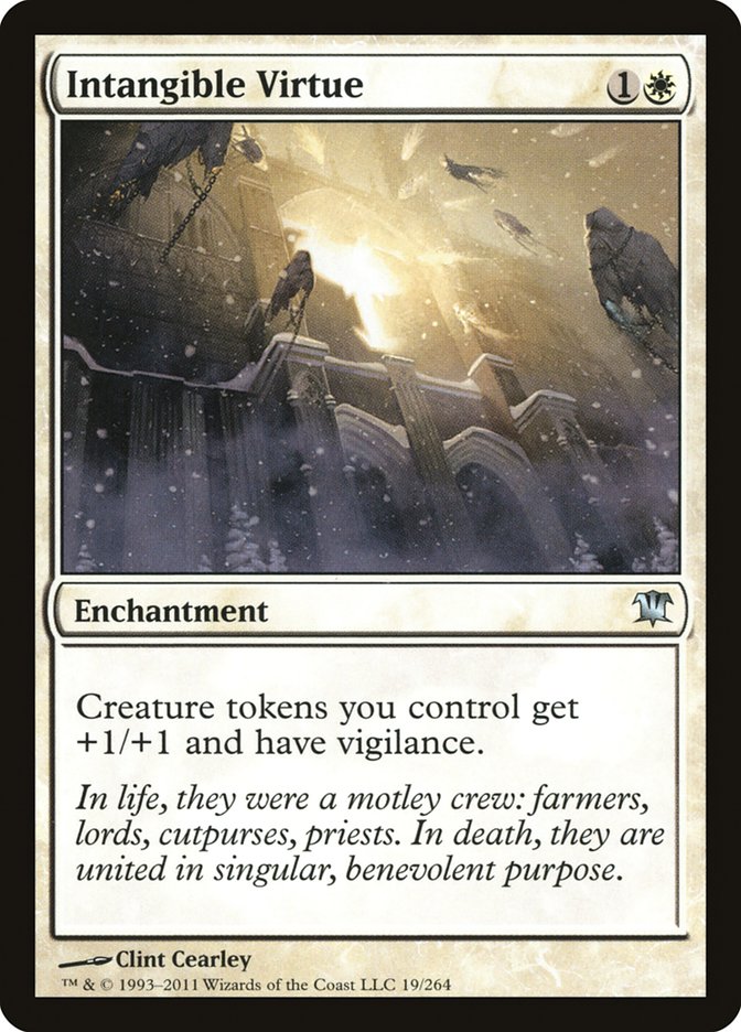 Intangible Virtue [Innistrad] | Good Games Morley