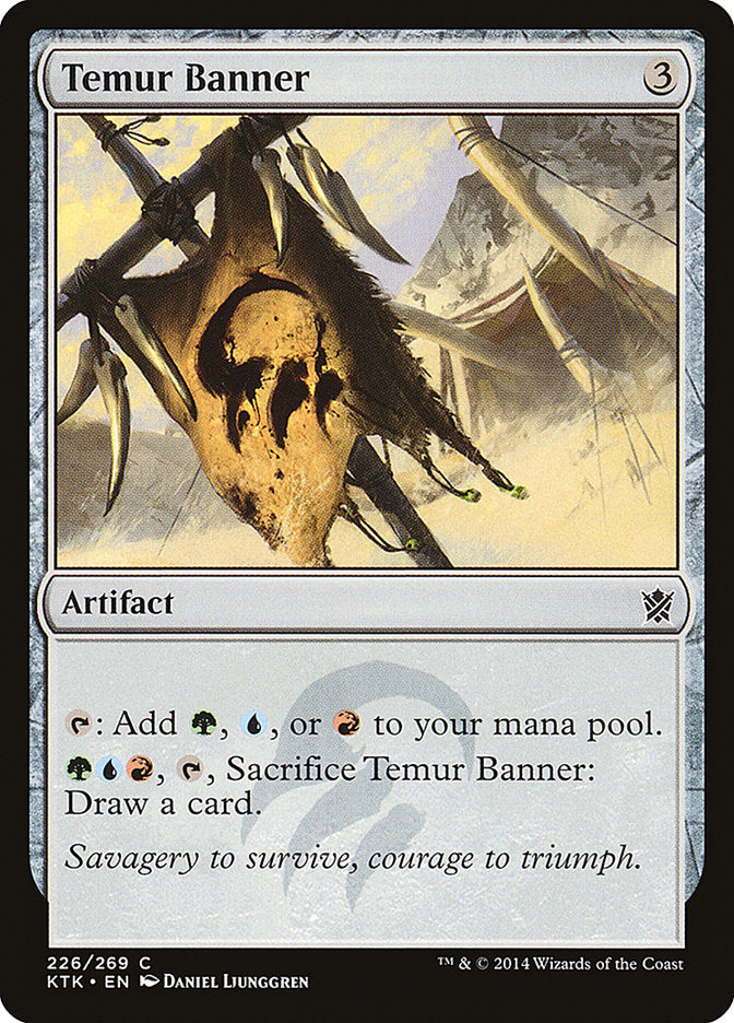 Temur Banner [Khans of Tarkir] | Good Games Morley