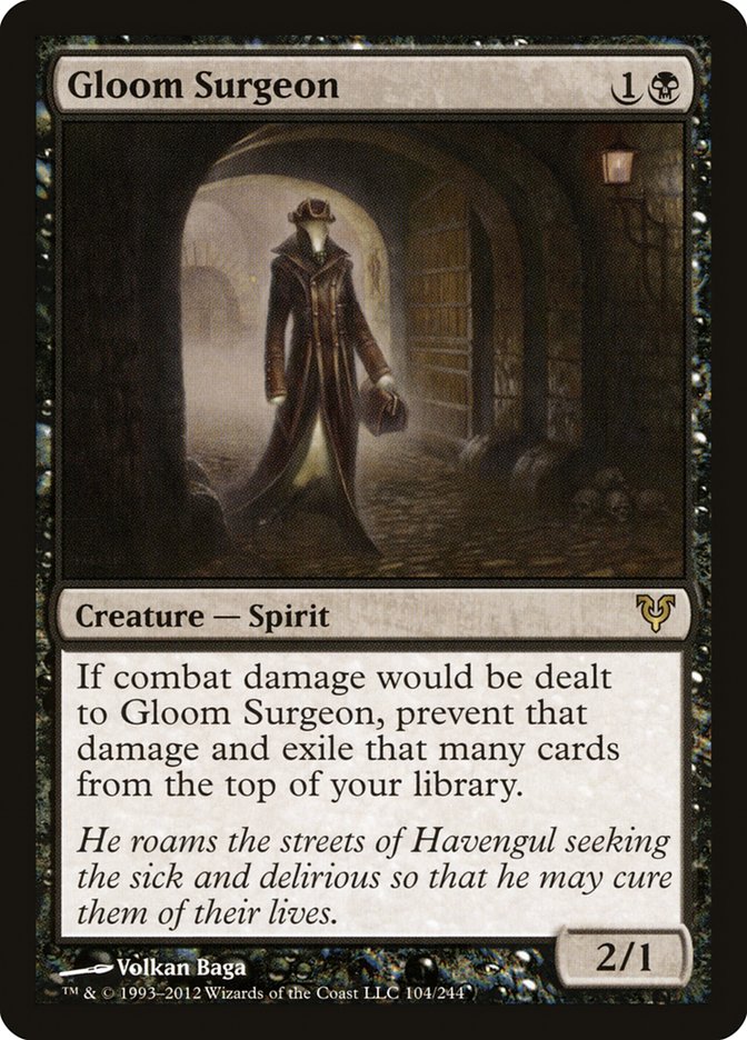 Gloom Surgeon [Avacyn Restored] | Good Games Morley