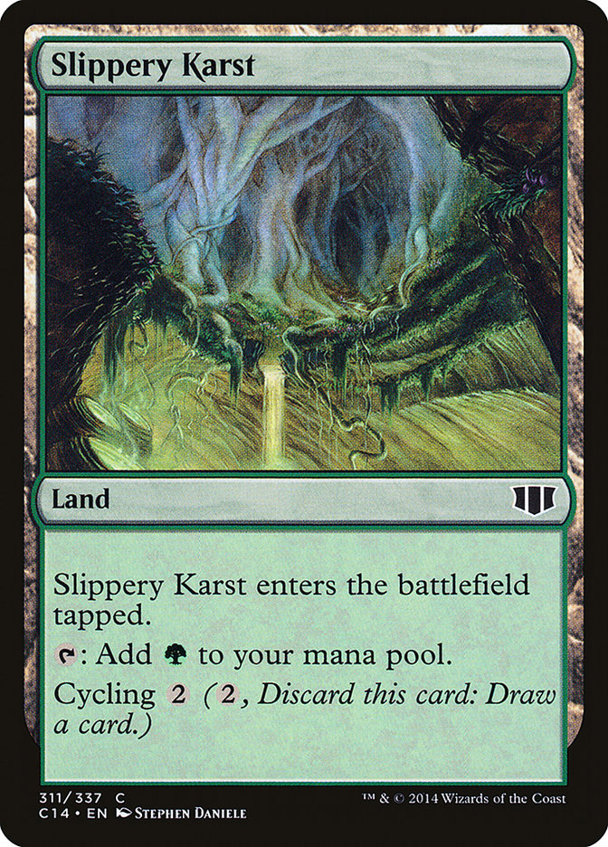 Slippery Karst [Commander 2014] | Good Games Morley