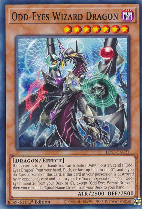 Odd-Eyes Wizard Dragon [LDS3-EN131] Common | Good Games Morley