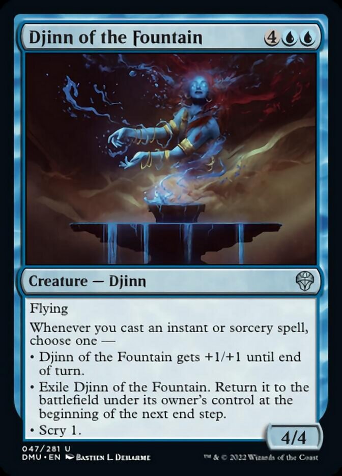 Djinn of the Fountain [Dominaria United] | Good Games Morley