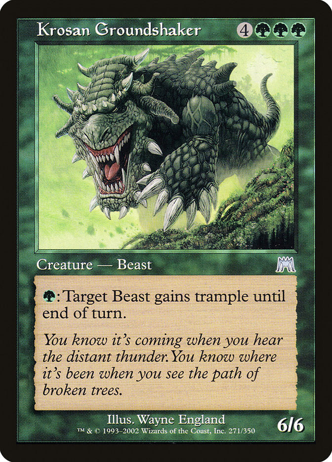 Krosan Groundshaker [Onslaught] | Good Games Morley
