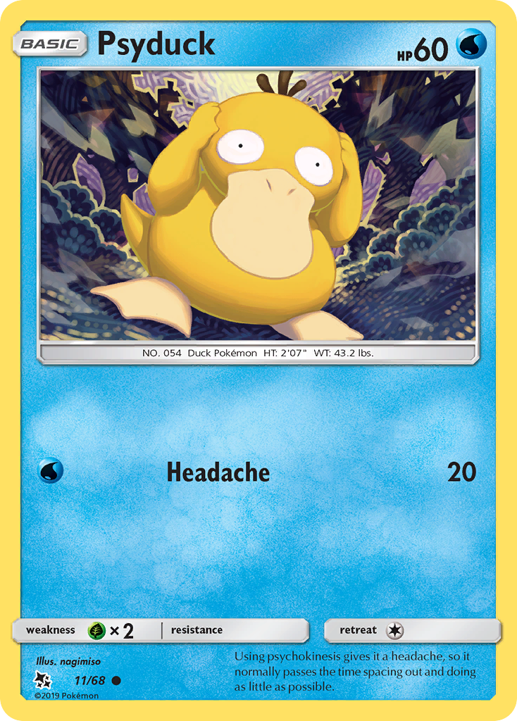 Psyduck (11/68) [Sun & Moon: Hidden Fates] | Good Games Morley