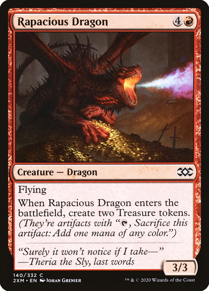 Rapacious Dragon [Double Masters] | Good Games Morley