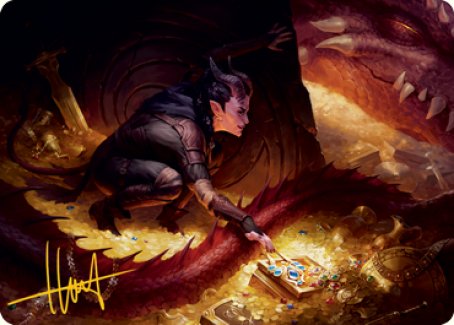 Hoard Robber Art Card (Gold-Stamped Signature) [Dungeons & Dragons: Adventures in the Forgotten Realms Art Series] | Good Games Morley