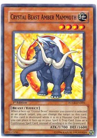 Crystal Beast Amber Mammoth [FOTB-EN005] Common | Good Games Morley