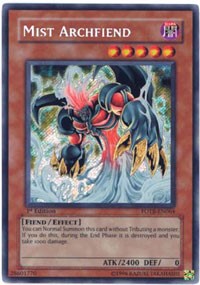 Mist Archfiend [FOTB-EN064] Secret Rare | Good Games Morley