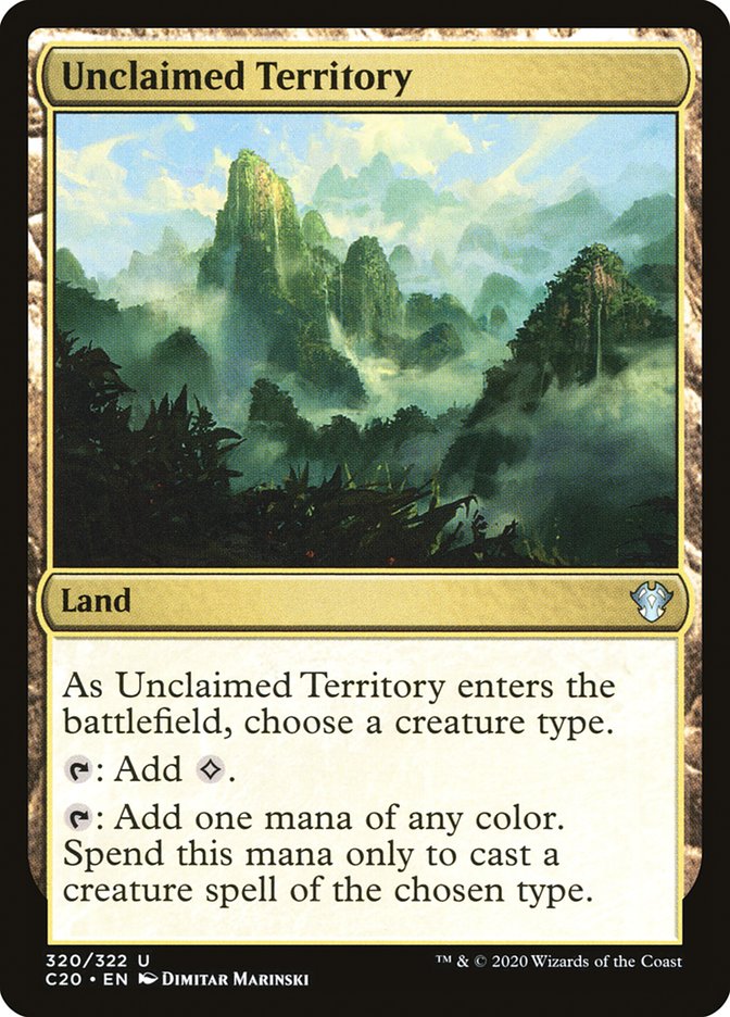 Unclaimed Territory [Commander 2020] | Good Games Morley