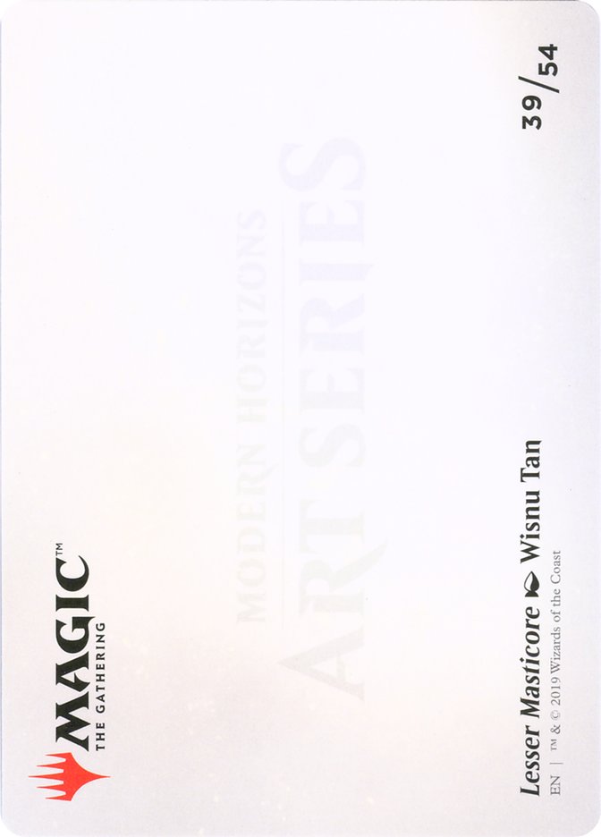 Lesser Masticore // Lesser Masticore [Modern Horizons Art Series] | Good Games Morley