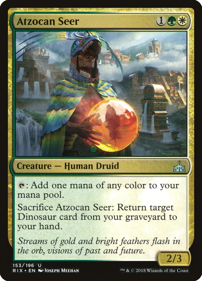 Atzocan Seer [Rivals of Ixalan] | Good Games Morley