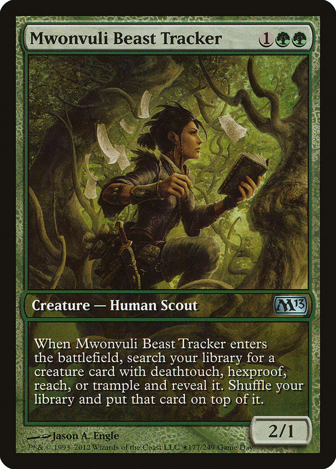 Mwonvuli Beast Tracker (Game Day) [Magic 2013 Promos] | Good Games Morley