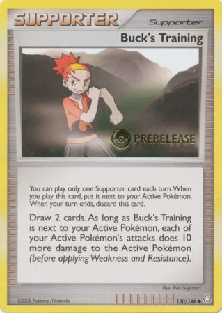 Bucks Training (130/146) (Prerelease Promo) [Diamond & Pearl: Legends Awakened] | Good Games Morley