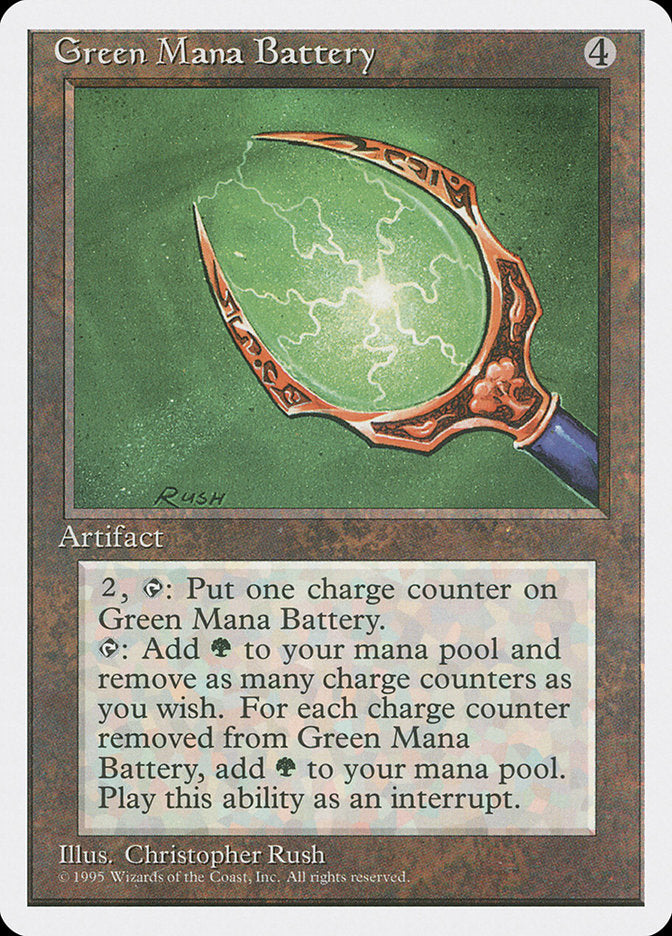 Green Mana Battery [Fourth Edition] | Good Games Morley